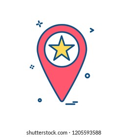 Navigation icon design vector