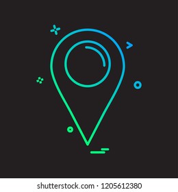Navigation icon design vector