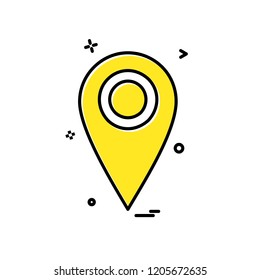 navigation icon design vector