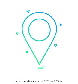 Navigation icon design vector