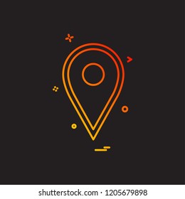 Navigation icon design vector