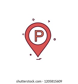 Navigation icon design vector 