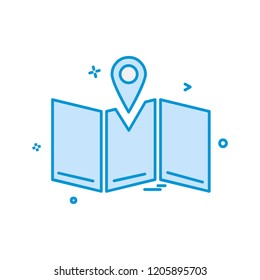 Navigation icon design vector