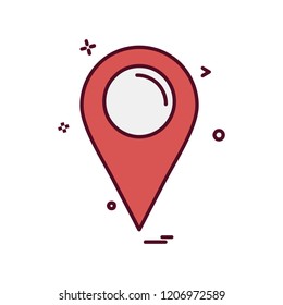 Navigation icon design vector