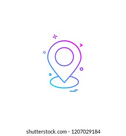 Navigation icon design vector 