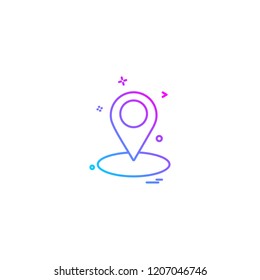 Navigation icon design vector 