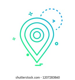 Navigation icon design vector 