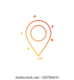 Navigation icon design vector