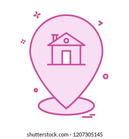 Navigation icon design vector 
