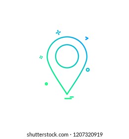 Navigation icon design vector