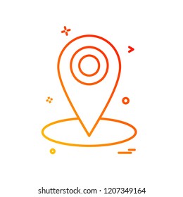 navigation icon design vector