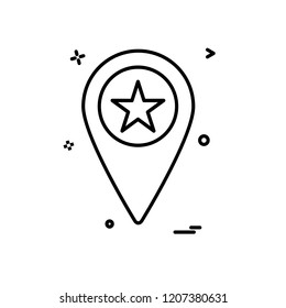 Navigation icon design vector