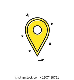 Navigation icon design vector