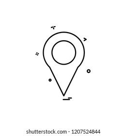 Navigation icon design vector