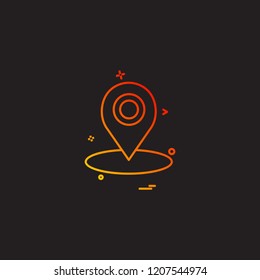Navigation icon design vector 