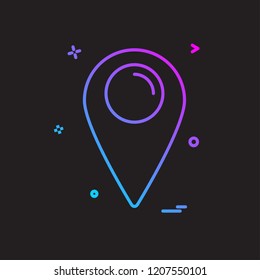 Navigation icon design vector
