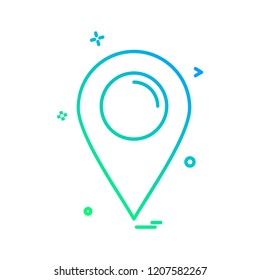 Navigation icon design vector