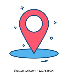 Navigation icon design vector 