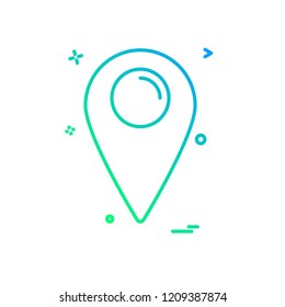 Navigation icon design vector