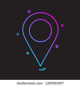 Navigation icon design vector