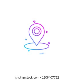 Navigation icon design vector 