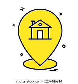 Navigation icon design vector 