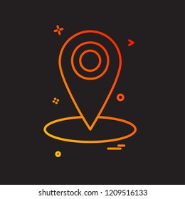 Navigation icon design vector