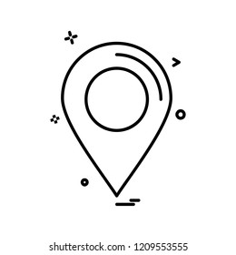 Navigation icon design vector