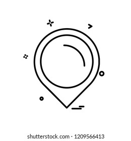Navigation icon design vector