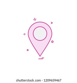 Navigation icon design vector