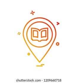 Navigation icon design vector