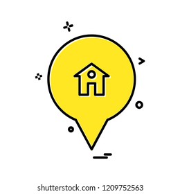 Navigation icon design vector