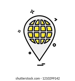 Navigation icon design vector