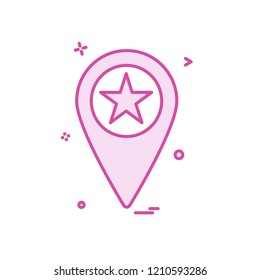 Navigation icon design vector