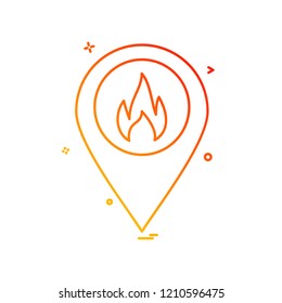 Navigation icon design vector