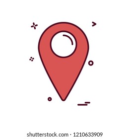 Navigation icon design vector