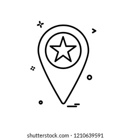 Navigation icon design vector