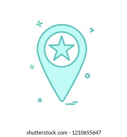 Navigation icon design vector