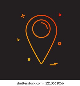Navigation icon design vector