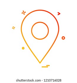 Navigation icon design vector 