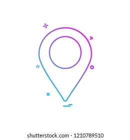 Navigation icon design vector