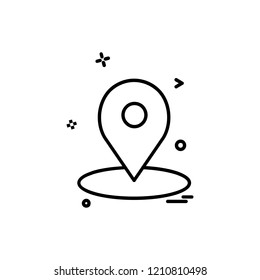Navigation icon design vector