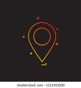 Navigation icon design vector