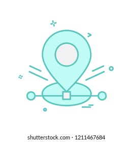 Navigation icon design vector