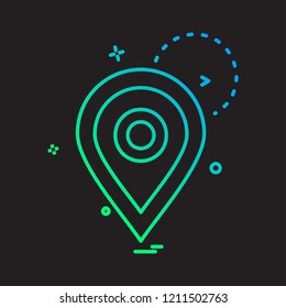 Navigation icon design vector 