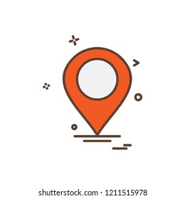 Navigation icon design vector