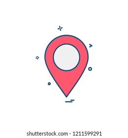 Navigation icon design vector