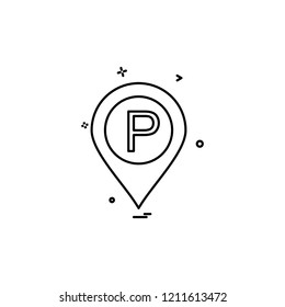 Navigation icon design vector 