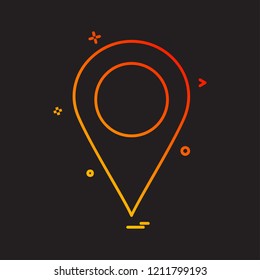 Navigation icon design vector