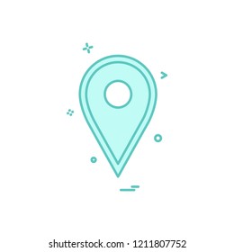 Navigation icon design vector